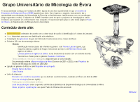 Homepage for the local mycological group